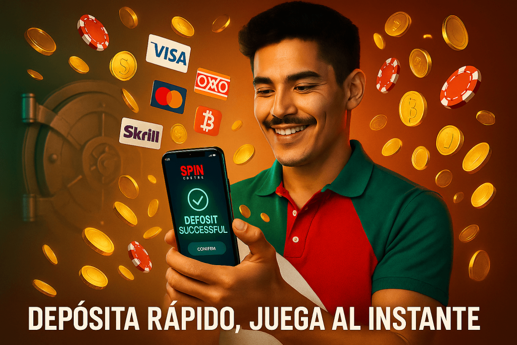 Depósitos seguros y rápidos en Spin Casino México